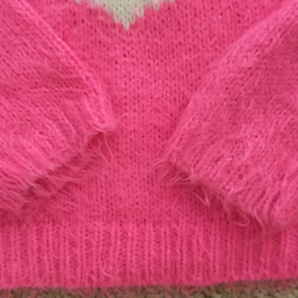 Children's place pink‎ sweater with white heart